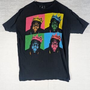 Brooklyn Mint T Shirt Mens Extra Large Black Notorious BIG Short Sleeve Shirt